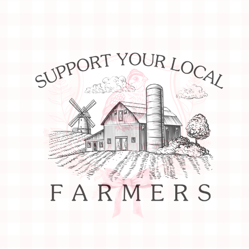 Support your local farmers tshirt