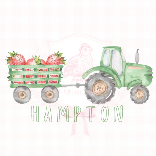 Boys Strawberry Tractor T-shirt