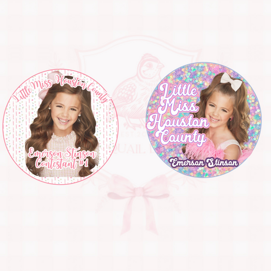 Pageant buttons