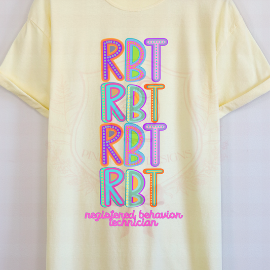 RBT Tshirt marquee letters